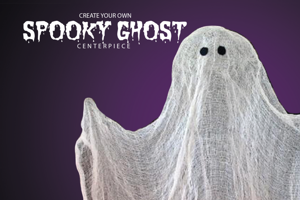 Create Your Own Spooky Ghost Centerpiece Craft for Creepy Fun